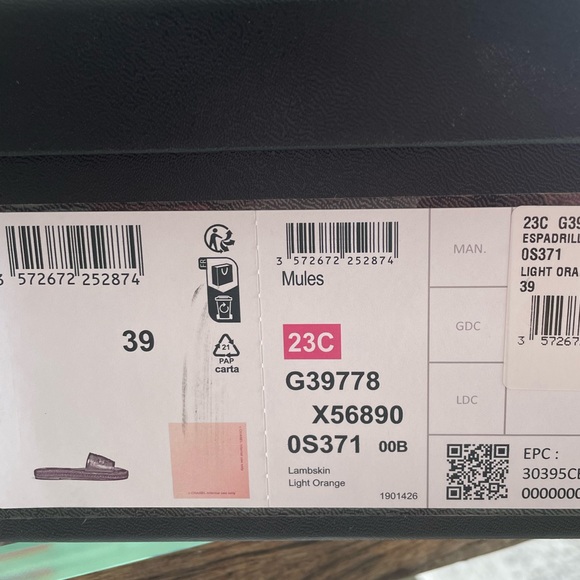 Chanel - Espadrilles - Mule - Light Orange - 39 (9) - Picture 2 of 9